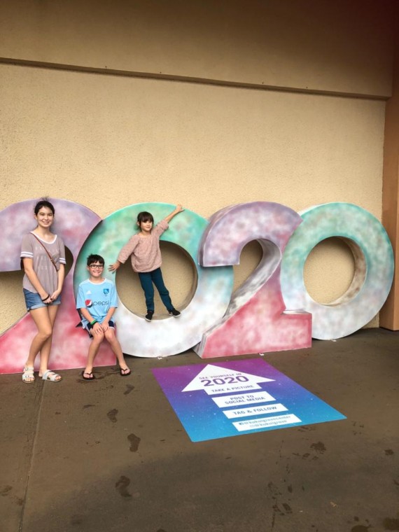 God blessed 2020 from the precious grandchildren